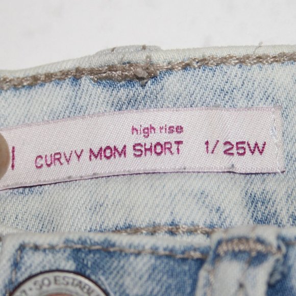 🔵👖 High-Rise Curvy Mom Shorts · SO · Size 1 👖🔵 - Picture 3 of 5